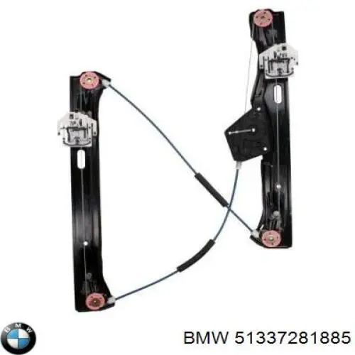 51337281885 BMW mecanismo de elevalunas, puerta delantera izquierda