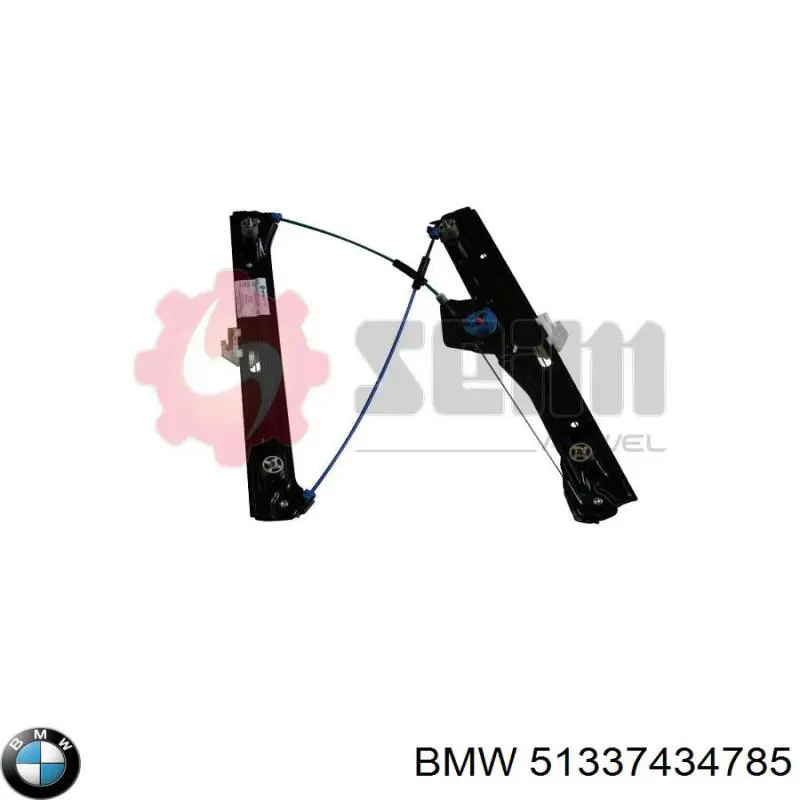 51337434785 BMW mecanismo de elevalunas, puerta delantera izquierda