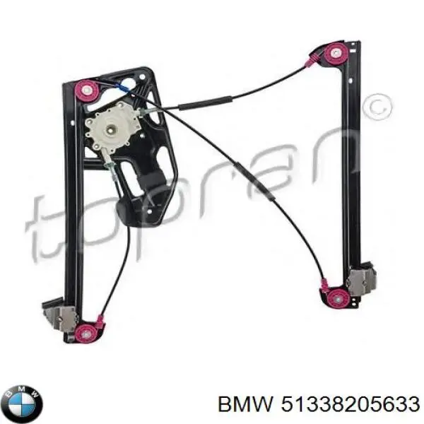 Mecanismo de elevalunas BMW 51338125201