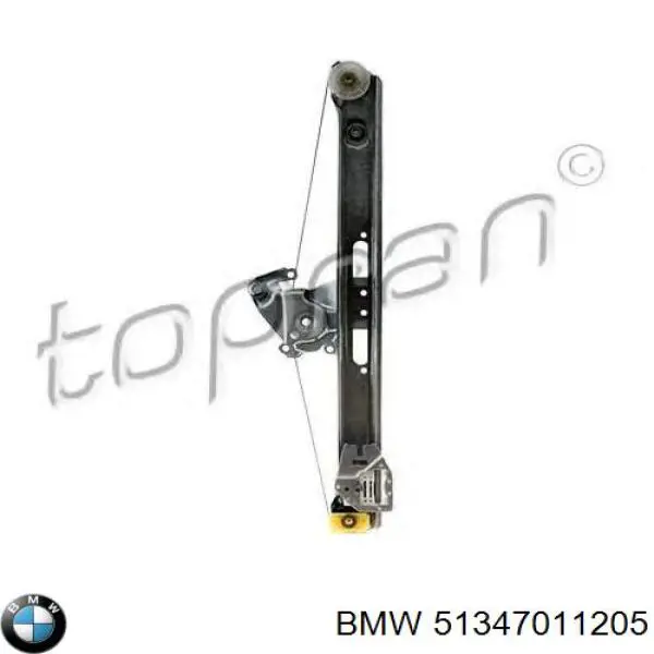 Mecanismo de elevalunas de la puerta trasera izquierda BMW 51347011205 precio, desde 39,20 EUR