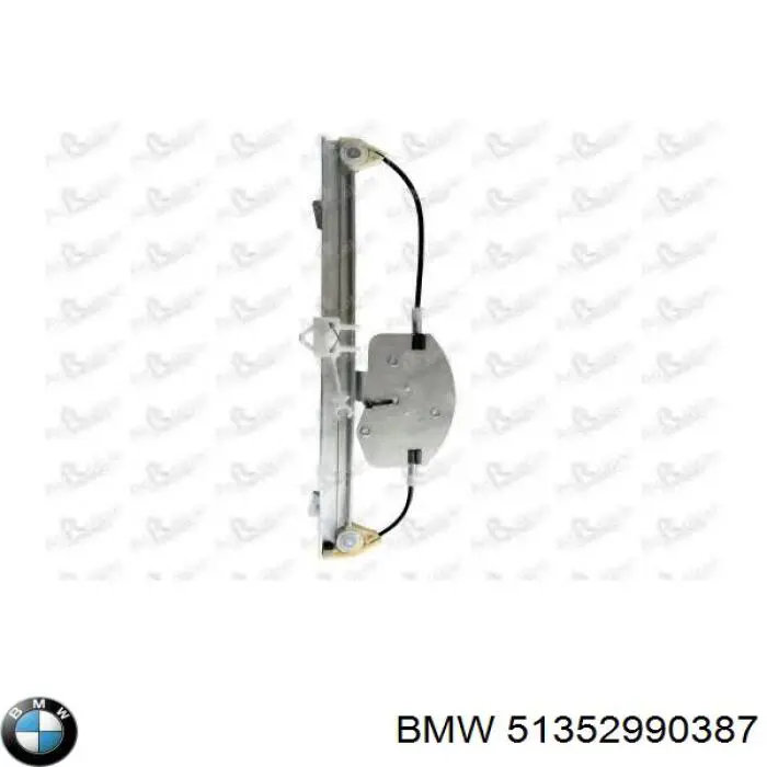 51352990387 BMW mecanismo de elevalunas, puerta trasera izquierda
