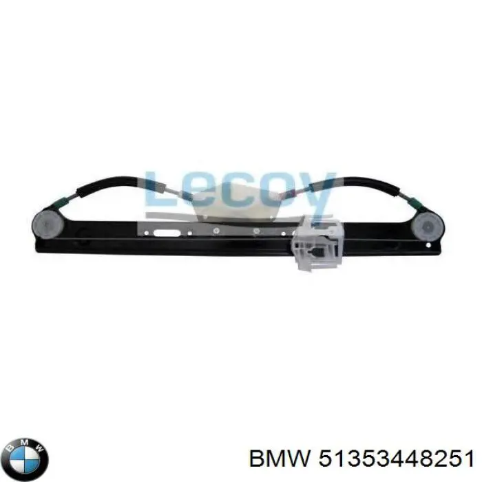 Mecanismo alzacristales, puerta trasera izquierda BMW 51353448251