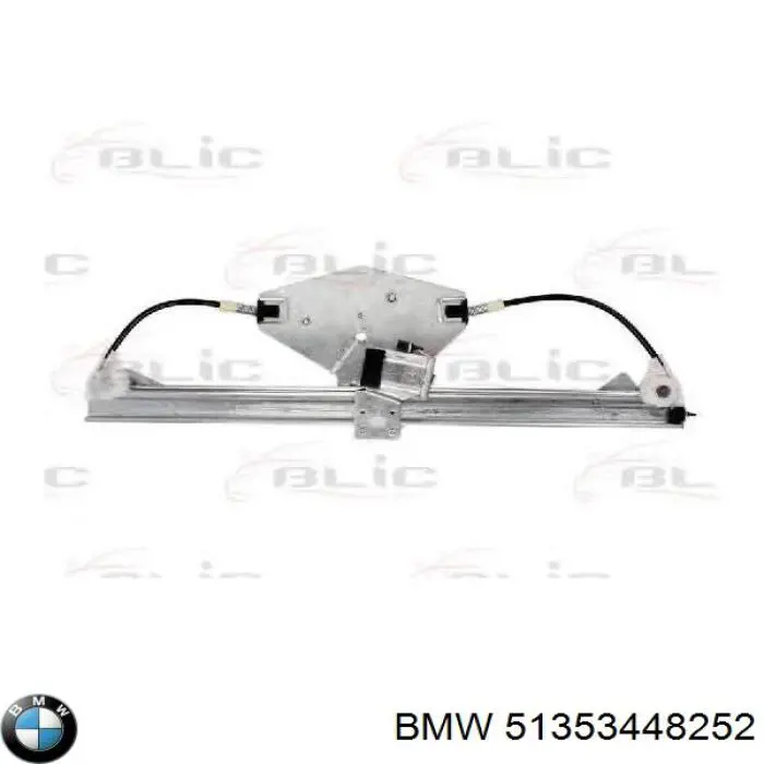 Comprar 51353448252 BMW Mecanismo de elevalunas de la puerta trasera derecha