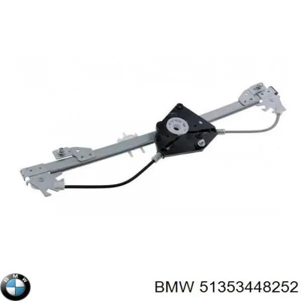 Mecanismo alzacristales, puerta trasera derecha BMW 51353448252