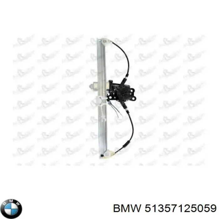 51357125059 BMW mecanismo de elevalunas, puerta trasera izquierda