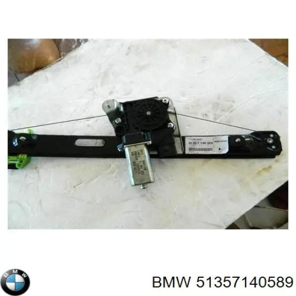 51357140589 BMW mecanismo de elevalunas, puerta trasera izquierda