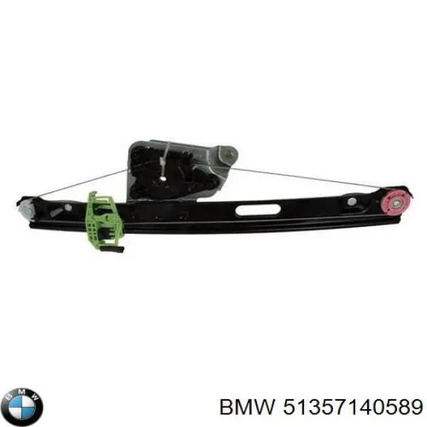 Comprar 51357140589 BMW Mecanismo de elevalunas de la puerta trasera izquierda
