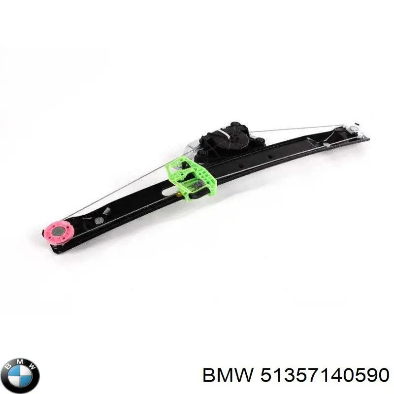 Mecanismo alzacristales, puerta trasera derecha BMW 51357140590