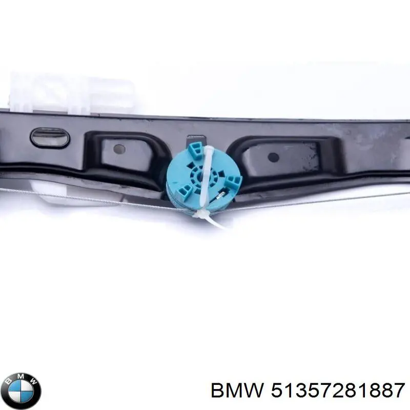 51357281887 BMW mecanismo de elevalunas, puerta trasera izquierda