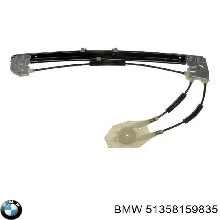 Mecanismo alzacristales, puerta trasera izquierda BMW 51358159835