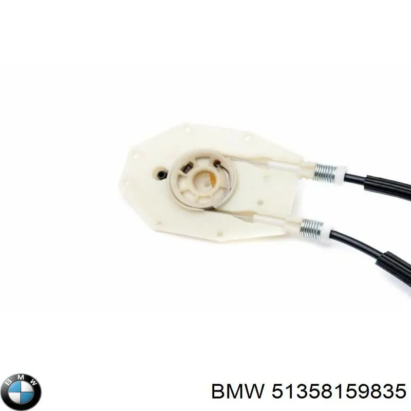 Mecanismo de elevalunas de la puerta trasera izquierda 51358159835 BMW