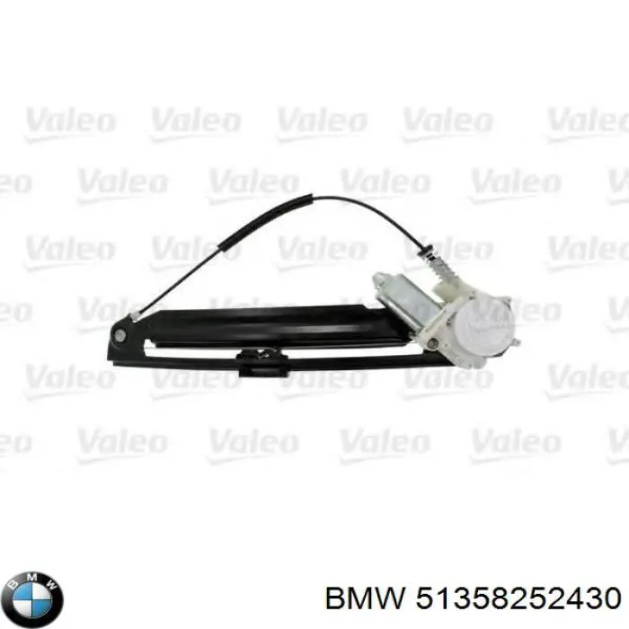 850929 VALEO Mecanismo de elevalunas de la puerta trasera derecha