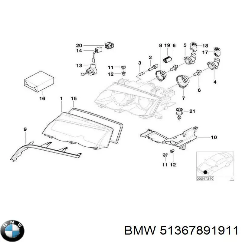  BMW 51367891911 precio, desde 265,42 EUR