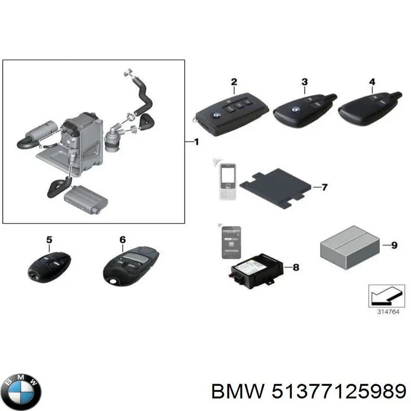  BMW 51377125989 precio, desde 4,17 EUR