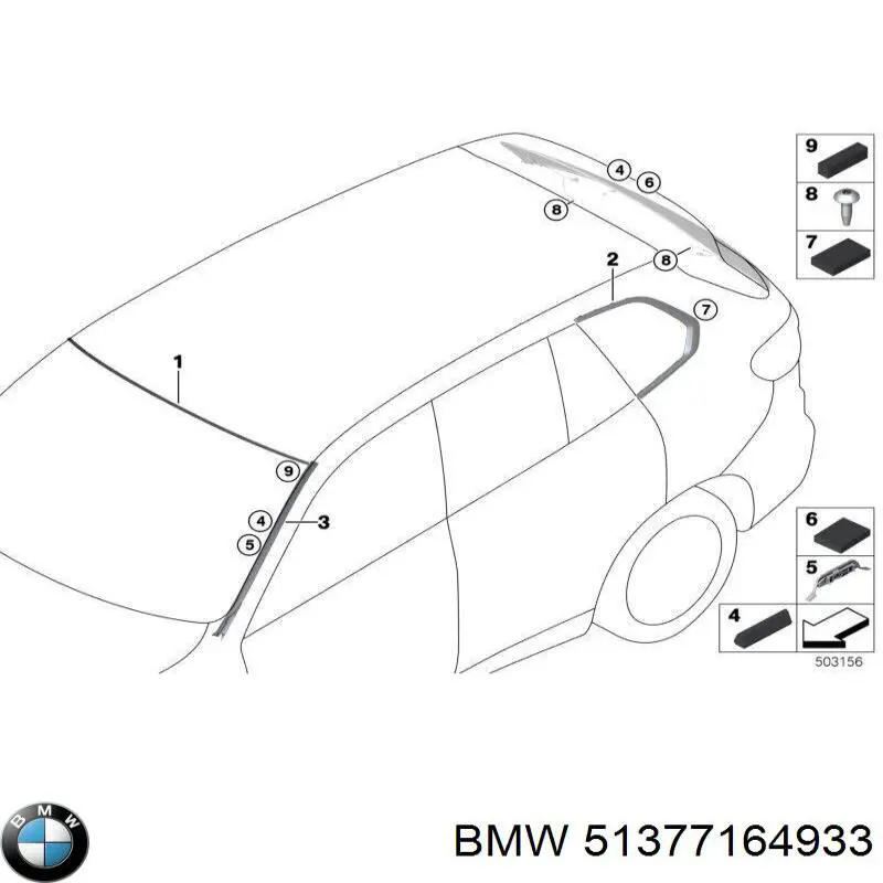 Comprar 51377164933 BMW Luna parabrisas
