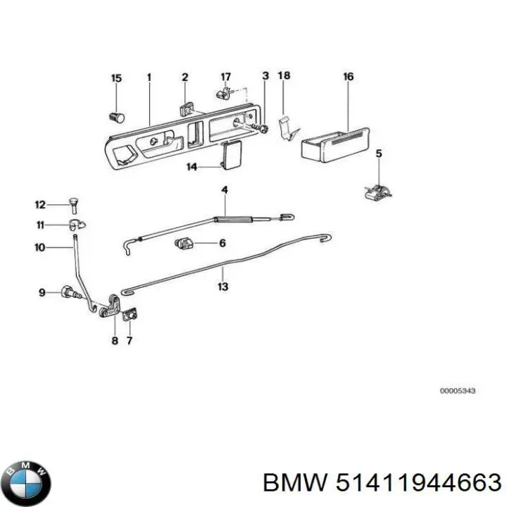  BMW 51411944663 precio, desde 2,36 EUR