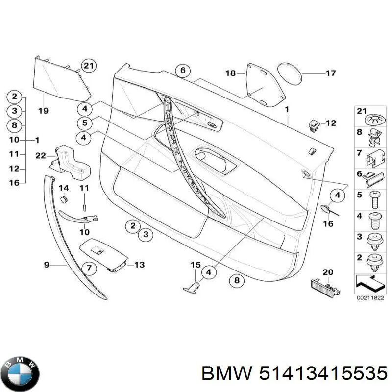 51413415535 BMW