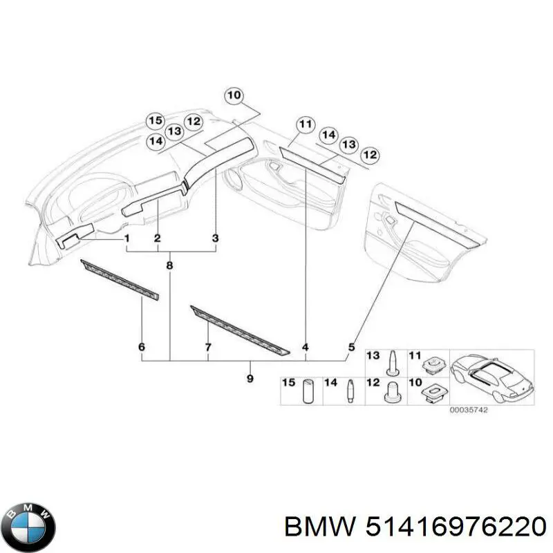 51416976220 BMW