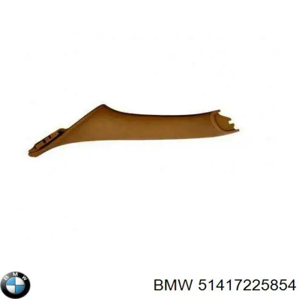 Comprar 51417225854 BMW Manija interior derecha delantera/trasera de puerta