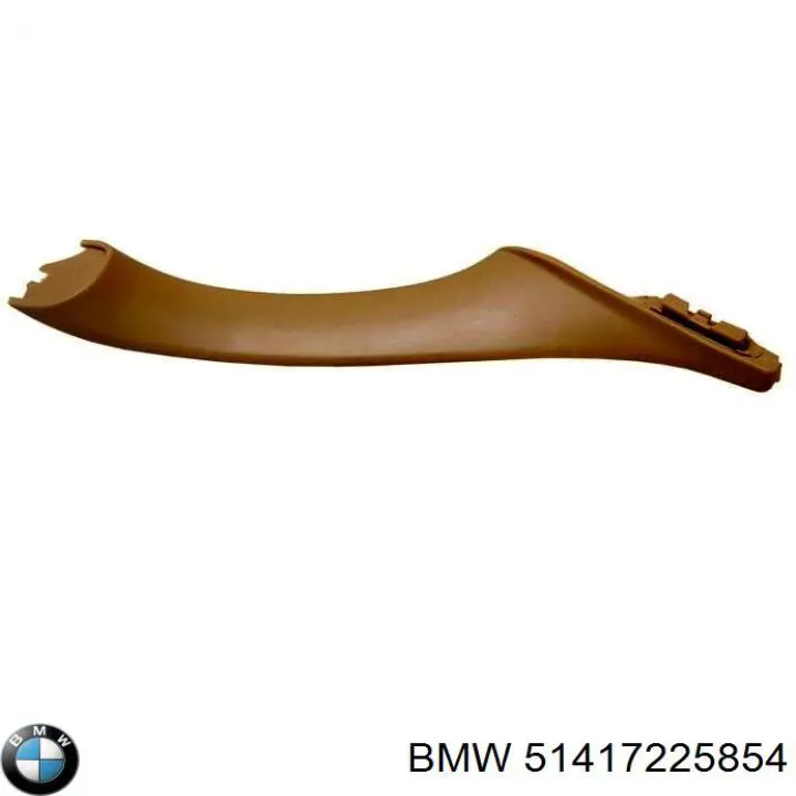 Manija interior derecha delantera/trasera de puerta BMW 51417225854 precio, desde 4,29 EUR