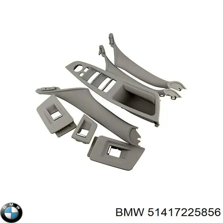 51417225856 BMW tirador de puerta exterior delantero derecha