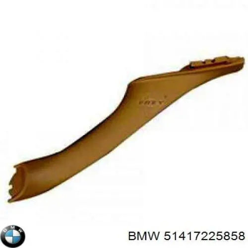 51417225858 BMW tirador de puerta exterior delantero derecha