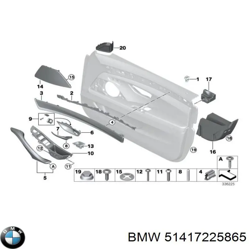 Manilla de puerta exterior delantero BMW 51417225865 precio, desde 126,99 EUR