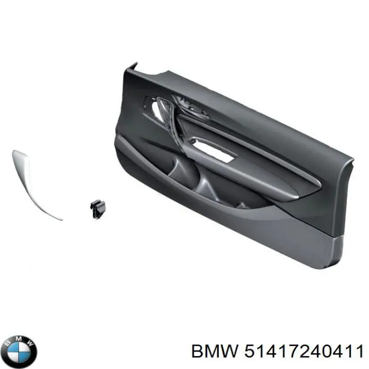 Manija interior izquierda delantera/trasera de puerta BMW 51417240411 precio, desde 36,30 EUR