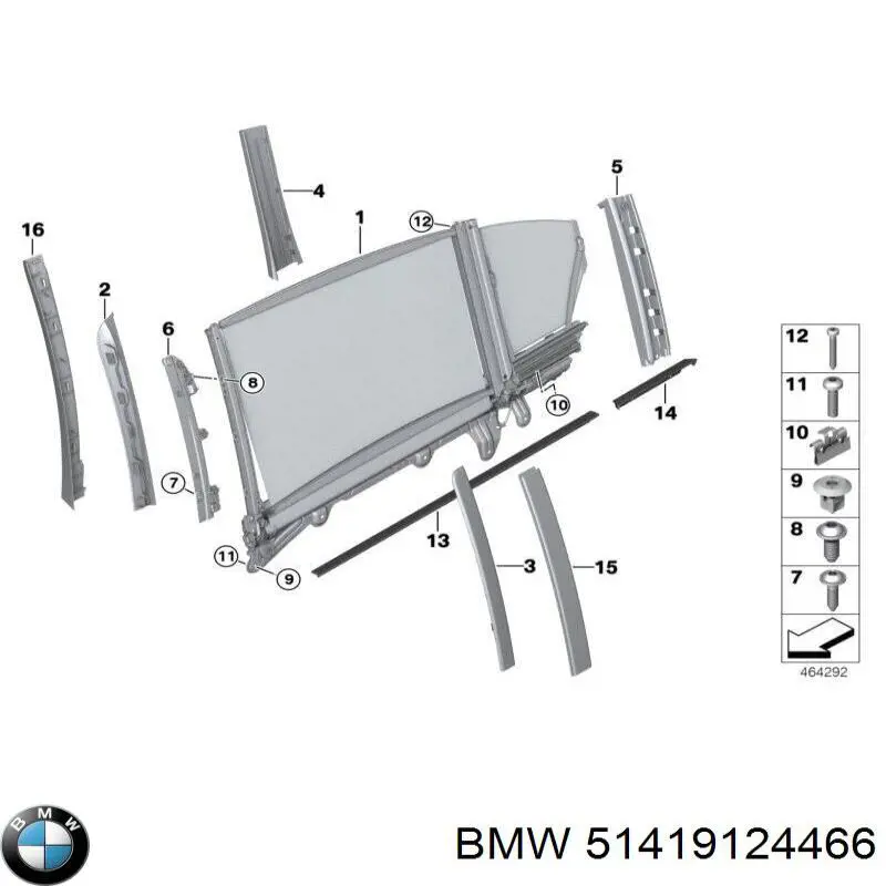 BMW 51419124466