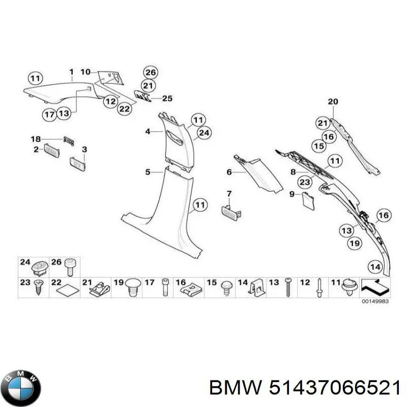 51437066521 BMW 