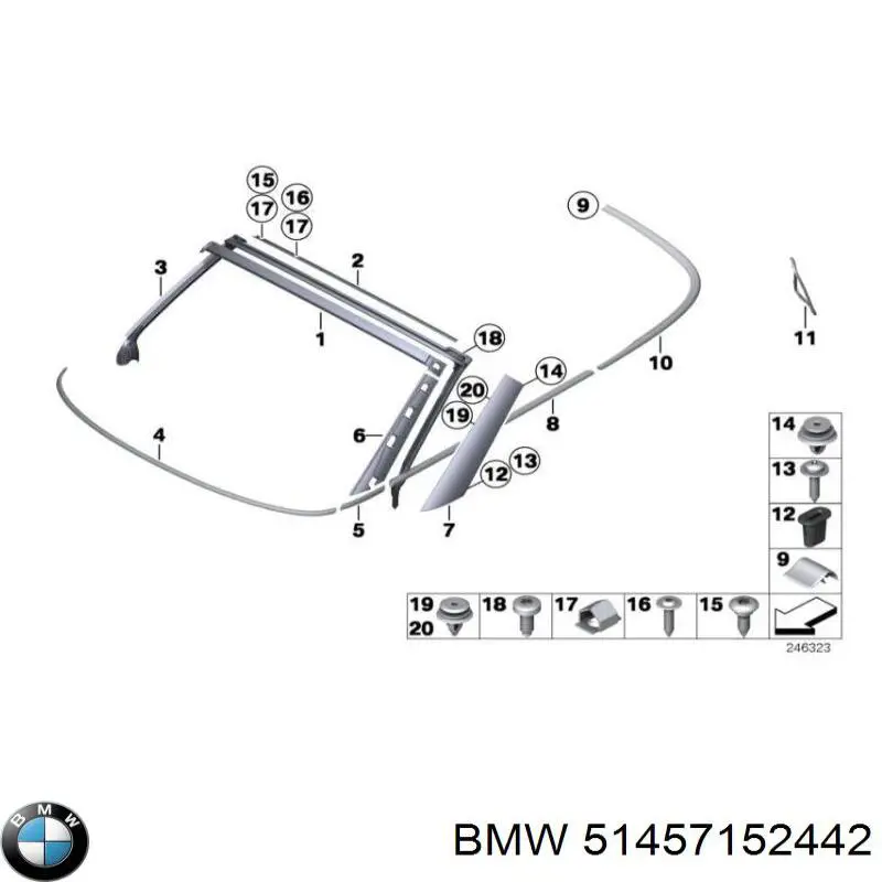 Comprar 51457152442 BMW 