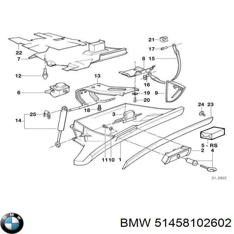  BMW 51458102602 precio, desde 50,80 EUR