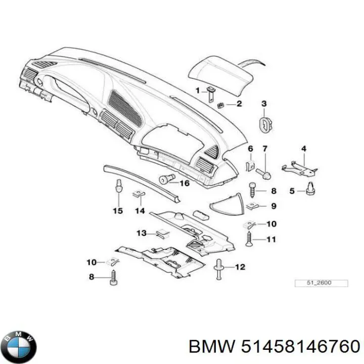 BMW 51458146760 precio, desde 3,27 EUR