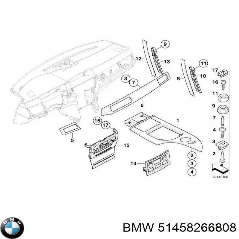  BMW 51458266808