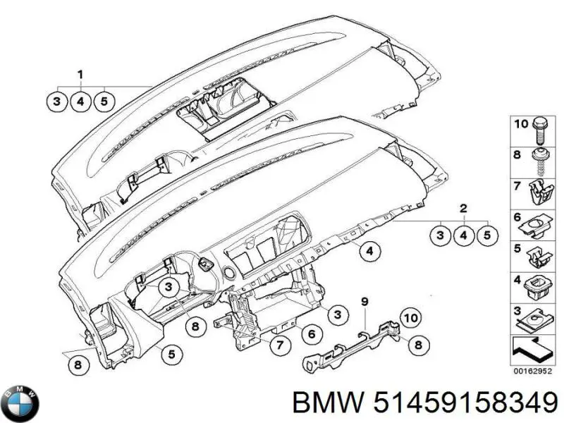 Salpicadero BMW 51459158349 precio, desde 383,33 EUR