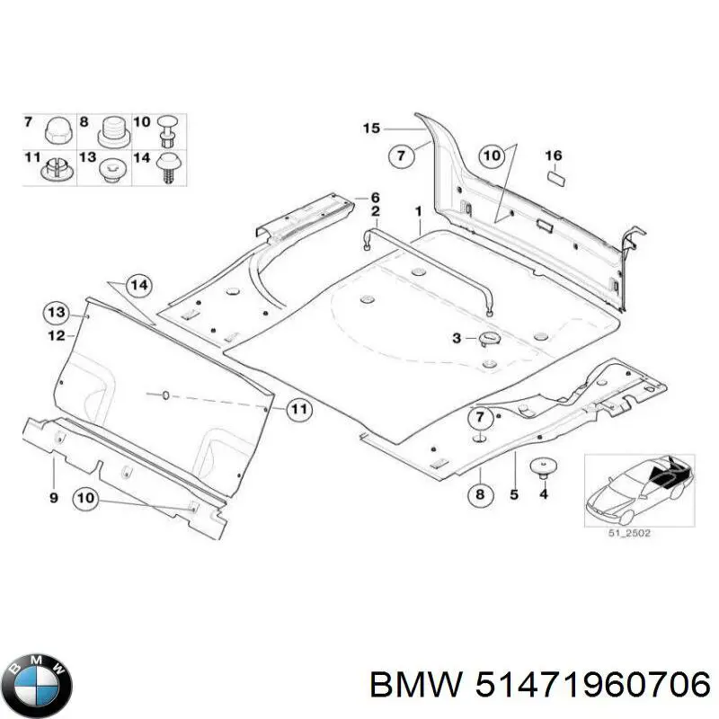 51471960706 BMW bomba de alta presión