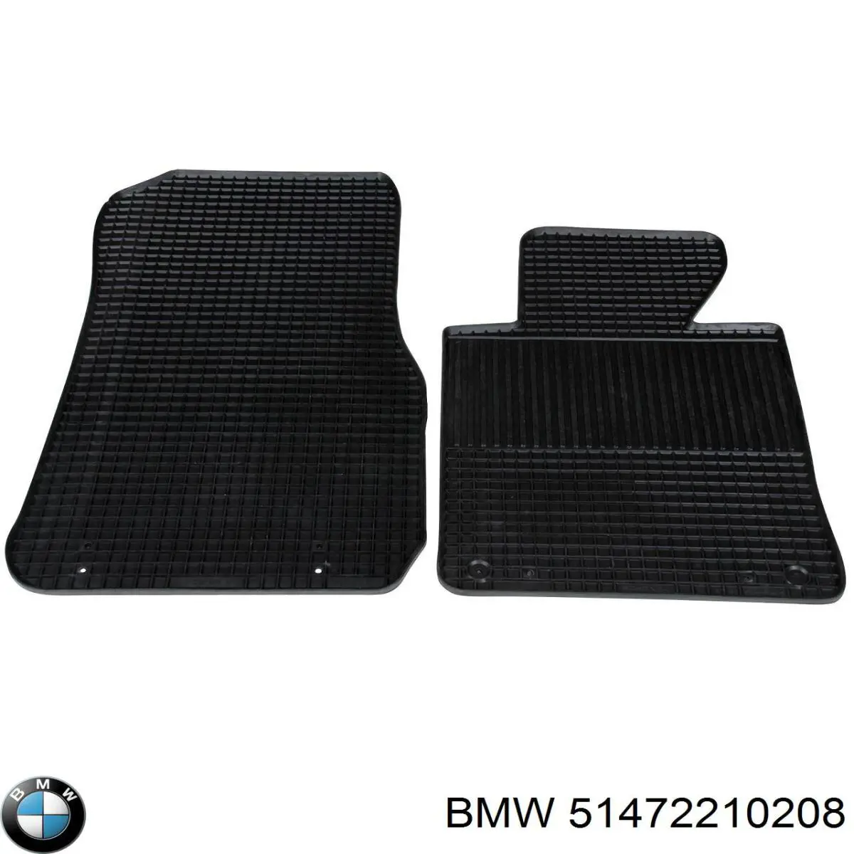 Juego de alfombrillas delanteras, 2 piezas 51472210208 BMW