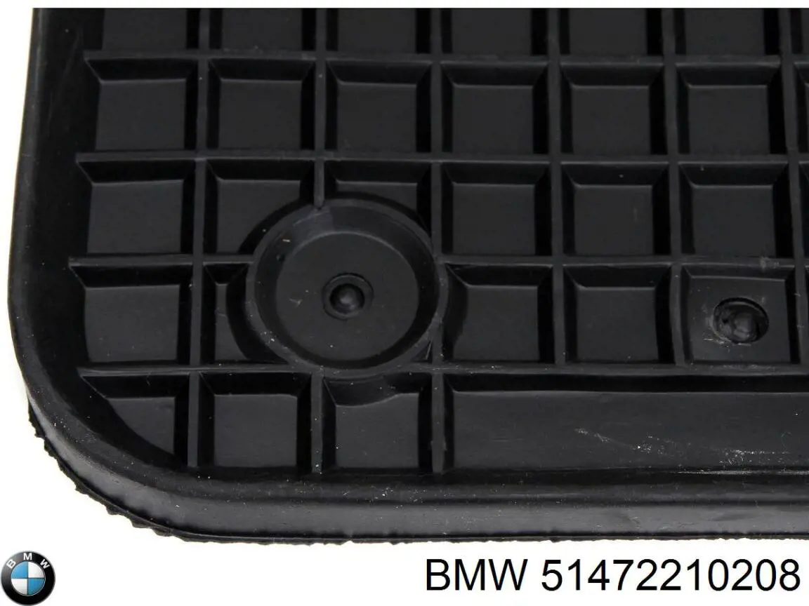Juego de alfombrillas delanteras, 2 piezas BMW 51472210208