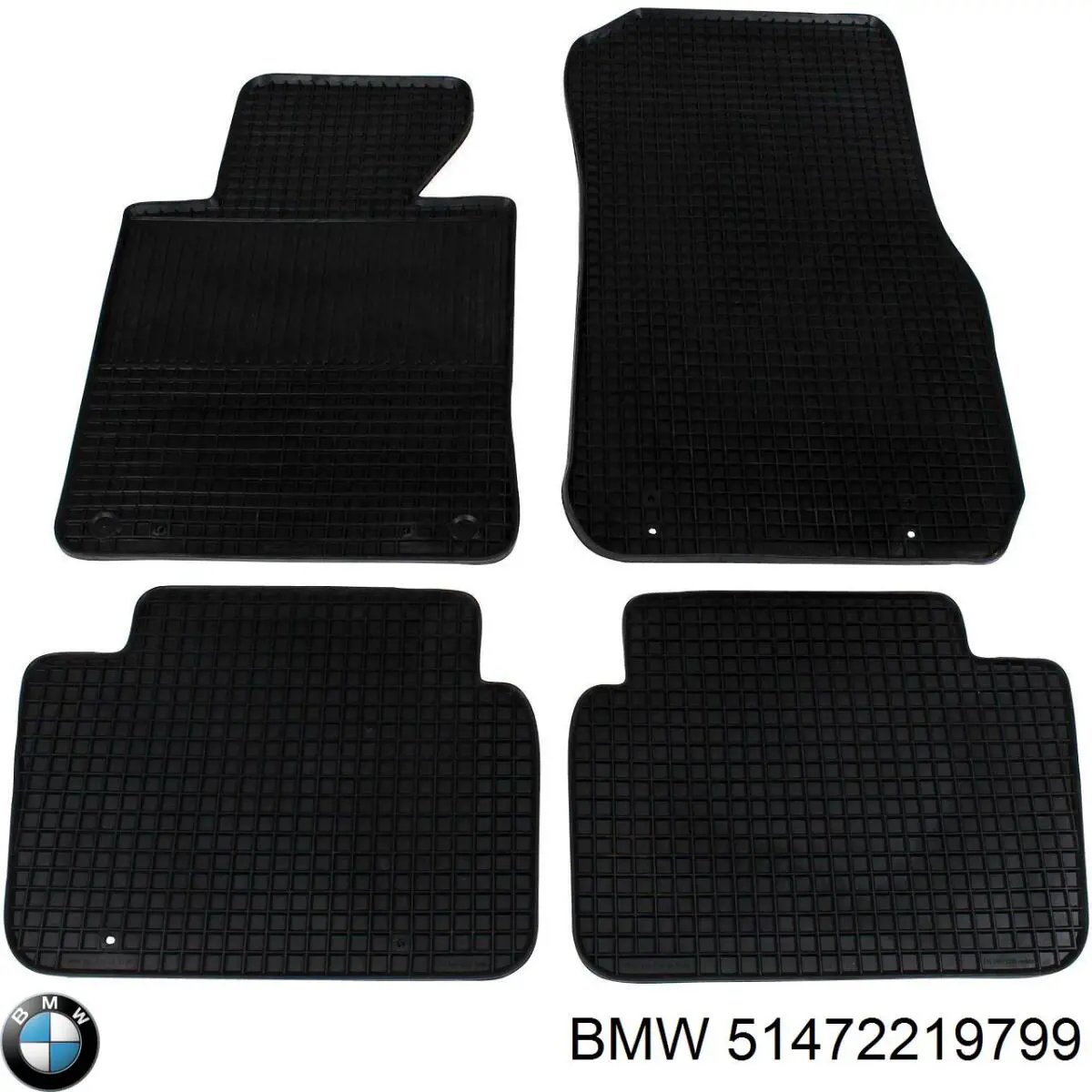 Juego de alfombrillas delanteras, 2 piezas 51472219799 BMW