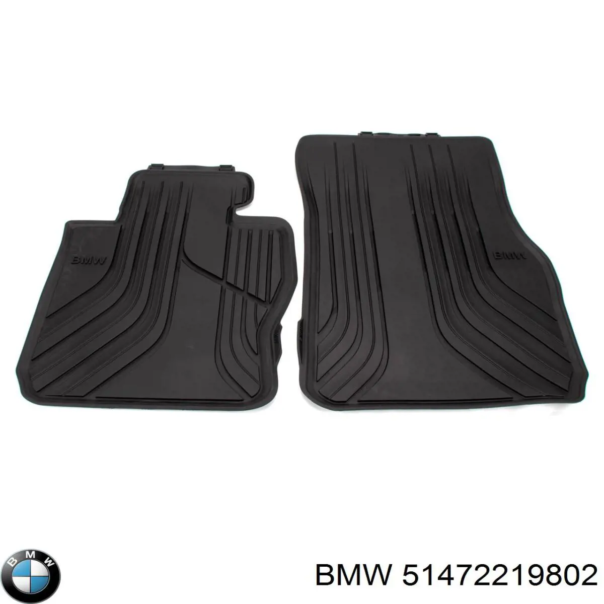 Juego de alfombrillas traseras, 2 piezas 51472219802 BMW