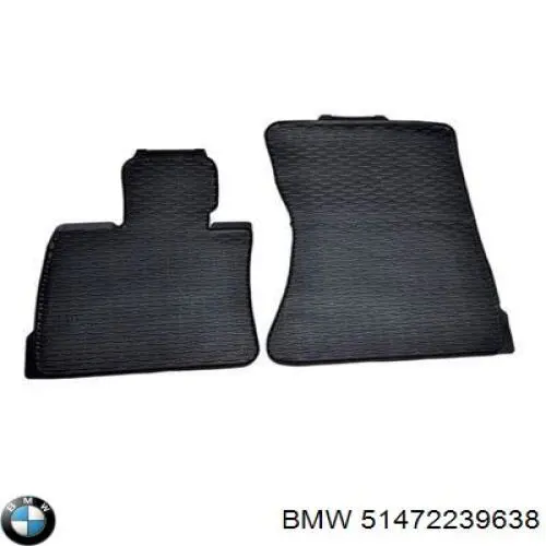 Comprar 51472239638 BMW Juego de alfombrillas delanteras, 2 piezas