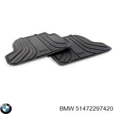 Juego de alfombrillas traseras, 2 piezas BMW 51472297420 precio, desde 60,98 EUR