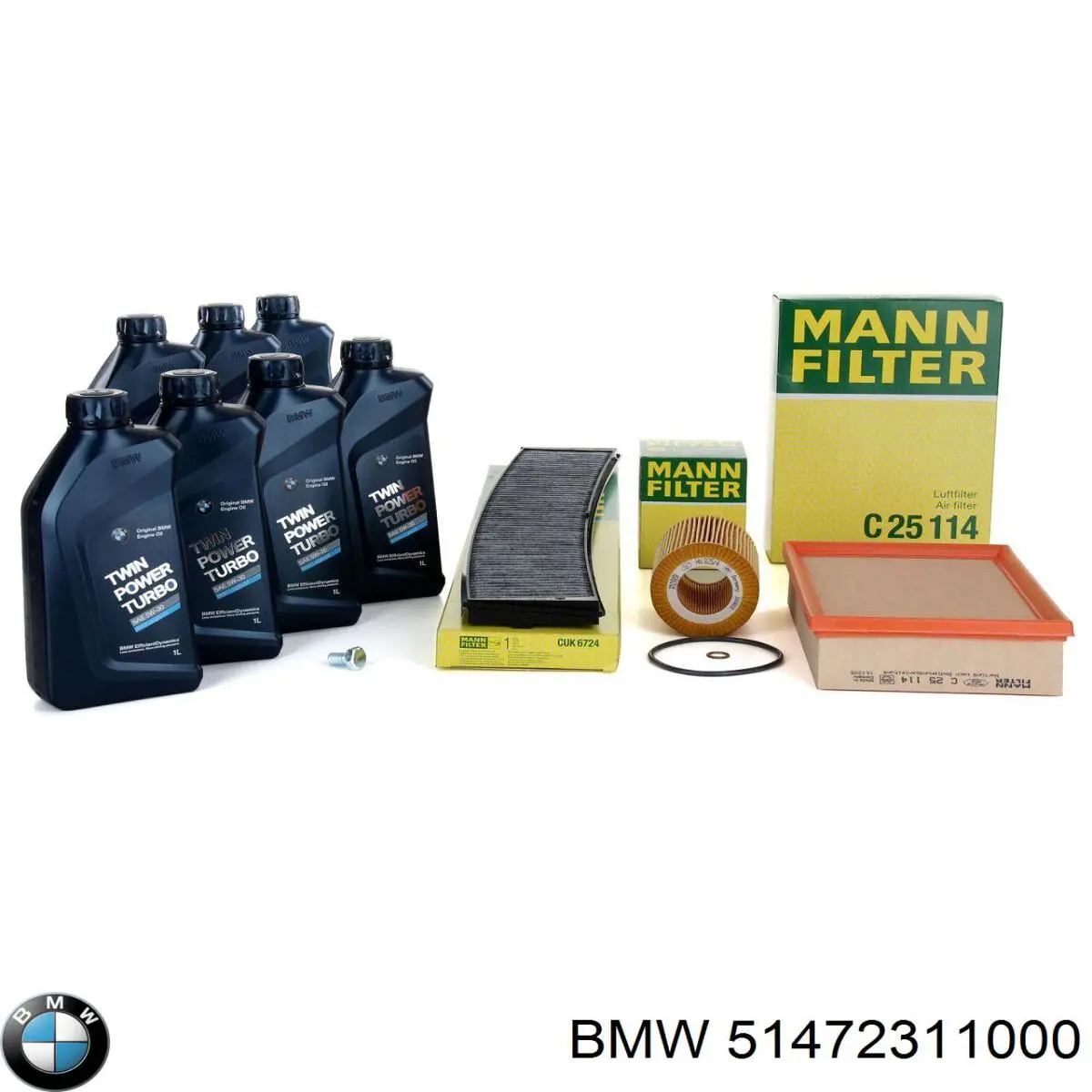 Juego de alfombrillas delanteras, 2 piezas 51472311000 BMW