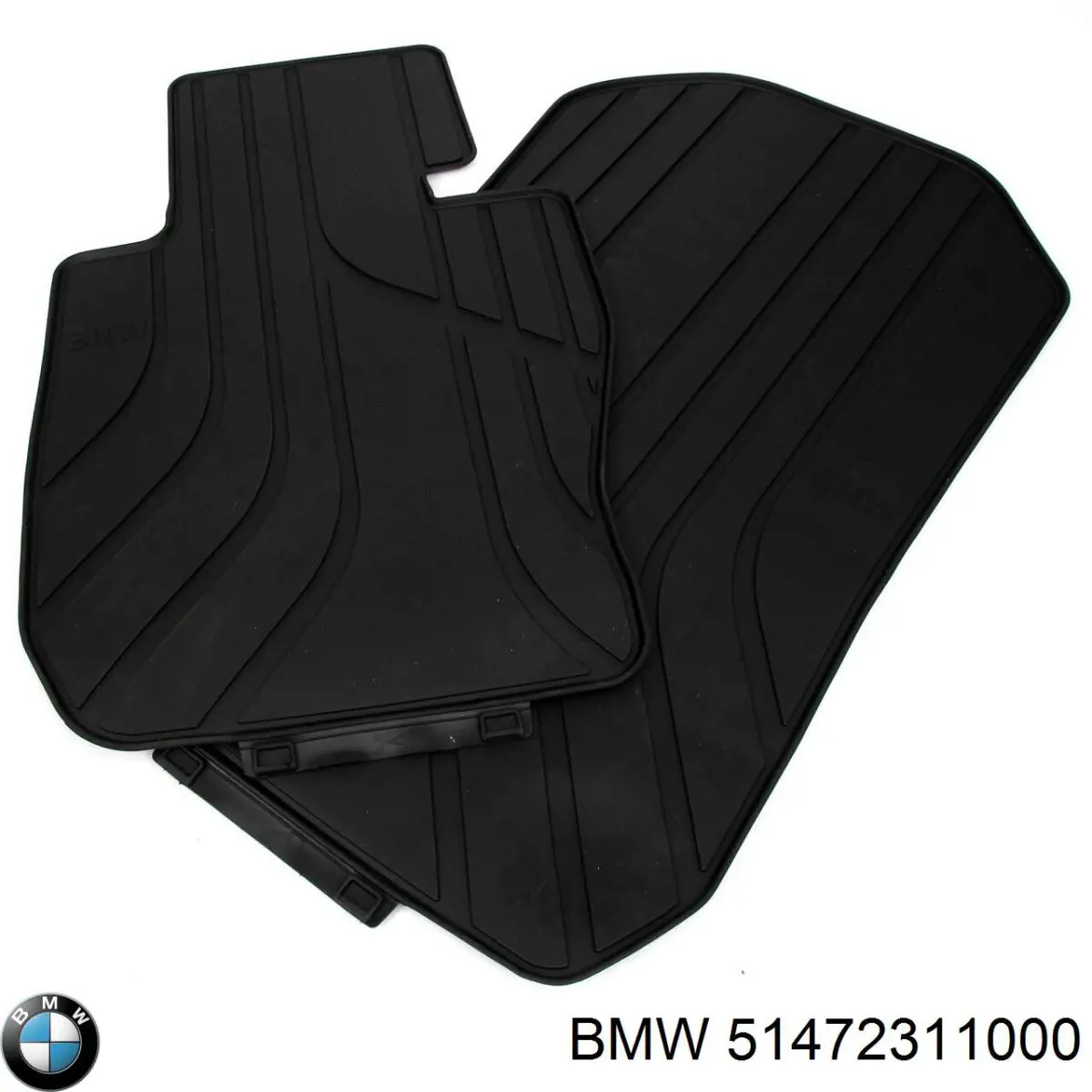 51472311000 BMW juego de esteras delanteras, 2 piezas