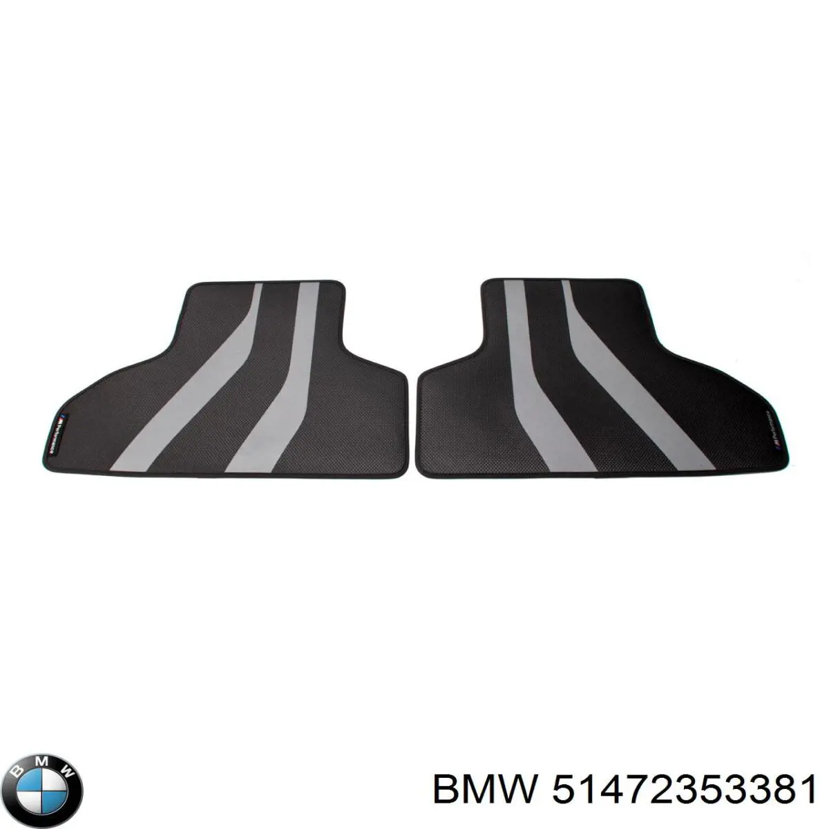 Comprar 51472353381 BMW Juego de alfombrillas delanteras, 2 piezas