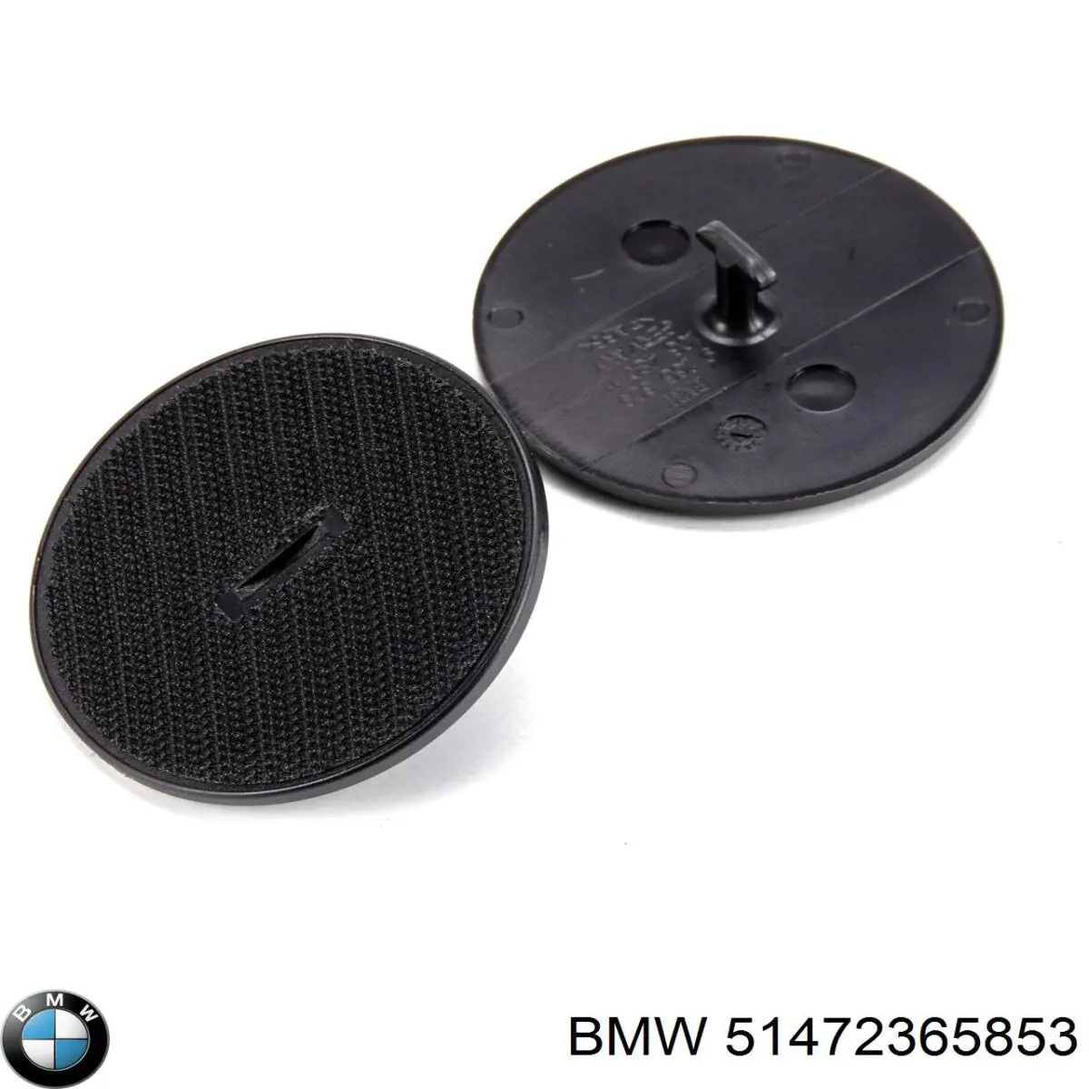 51472365853 BMW juego de esteras delanteras, 2 piezas