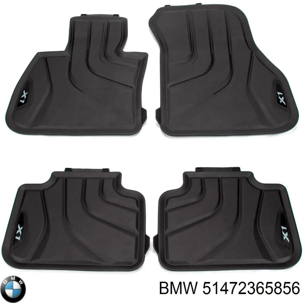 Comprar 51472365856 BMW Juego de alfombrillas traseras, 2 piezas