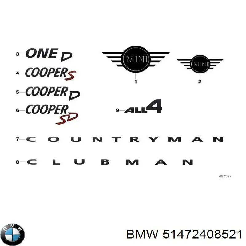 Comprar 51472408521 BMW 