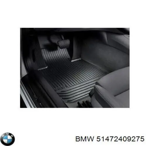 Comprar 51472409275 BMW Juego de alfombrillas delanteras, 2 piezas