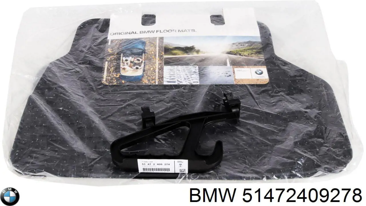 Juego de alfombrillas delanteras, 2 piezas BMW 51472409278 precio, desde 77,82 EUR